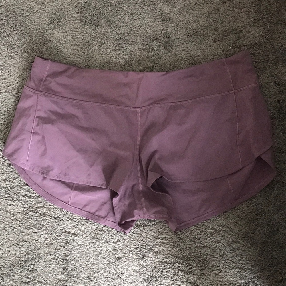 Lululemon Speed Up Shorts in Purple